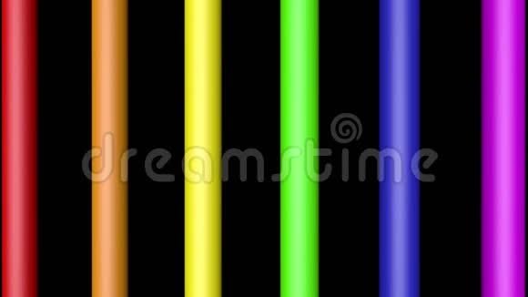 彩虹颜色胶囊提升视频的预览图