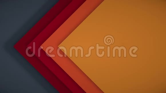在灰色背景上从右向左移动的大梯度彩色方块的动画抽象动画视频的预览图