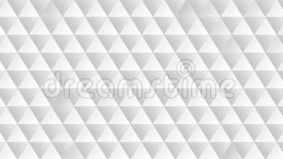 运动白色三角形抽象背景视频的预览图