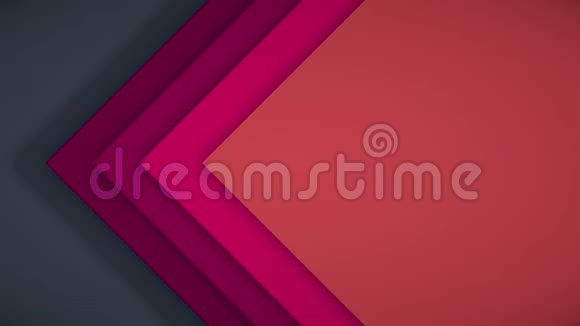 在灰色背景上从右向左移动的大梯度彩色方块的动画抽象动画视频的预览图