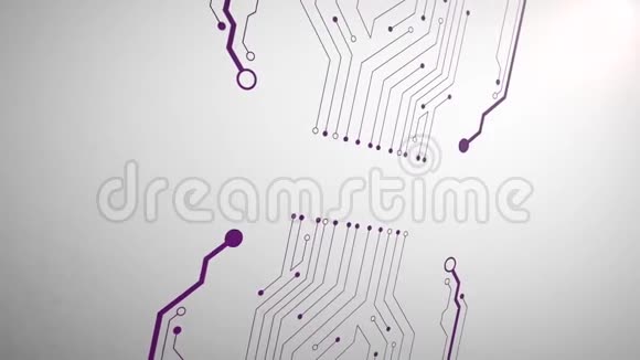动计算机芯片抽象背景视频的预览图
