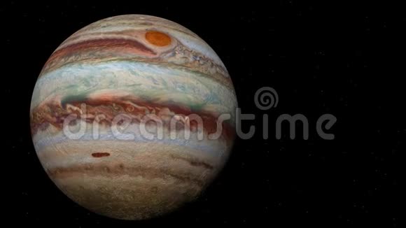 在木星表面飞行三维渲染视频的预览图