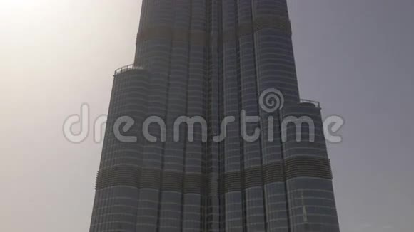 世界最高建筑迪拜城市日4k阿联酋视频的预览图