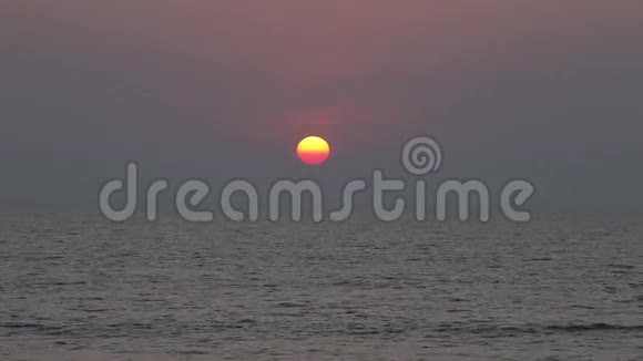 大海夕阳西下印度果阿视频的预览图