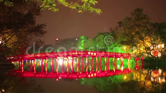汉基姆湖和胡克桥越南河内视频的预览图