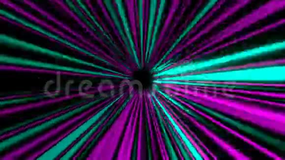 抽象神秘射线隧道时空移动空间扭曲三维渲染视频的预览图
