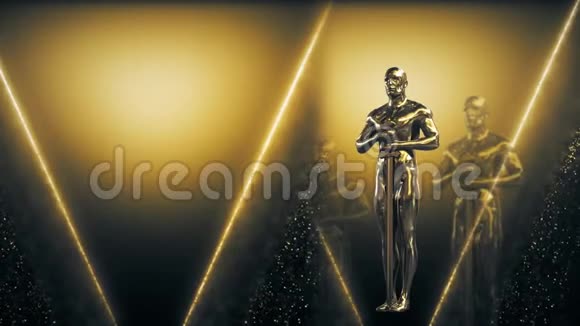 颁奖典礼以标题文字提名为背景视频的预览图