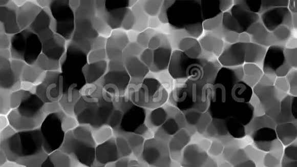 细胞镶嵌图案如池底与水三维渲染计算机生成的背景视频的预览图