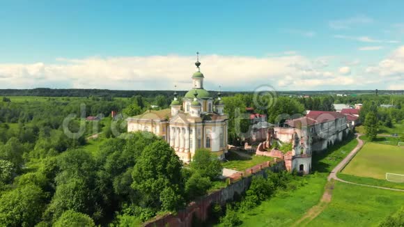 主升天大教堂SpasoSumorin修道院托特玛沃洛格达地区俄罗斯上文视视频的预览图