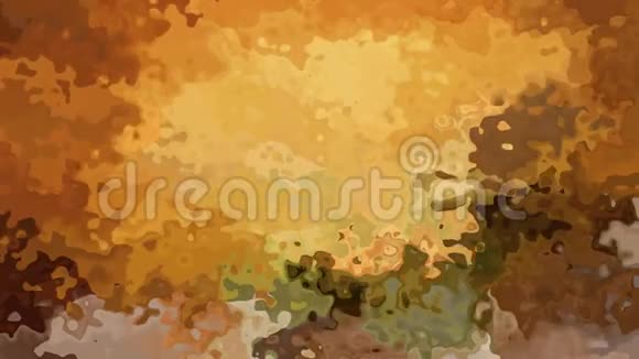 抽象动画彩色背景无缝环视频棕色米色卡其色视频的预览图