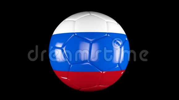 俄罗斯2018年足球世界体育活动4K视频动画阿尔法通道视频的预览图
