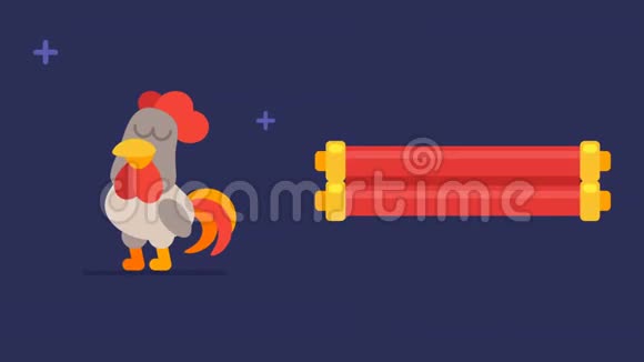 象形文字鸡卷滑稽动物汉字占星术视频的预览图