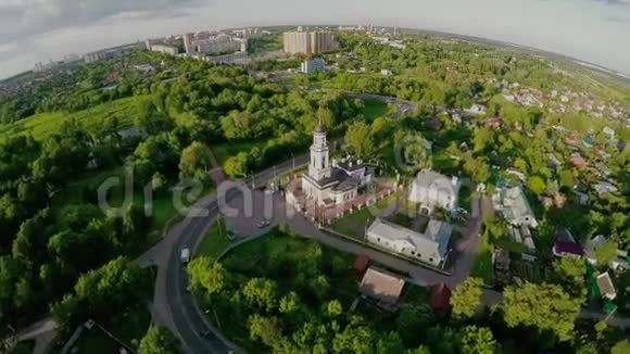 俄罗斯中部夏季乡村景观视频的预览图
