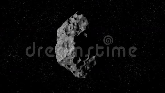 小行星在太空中飞行视频的预览图