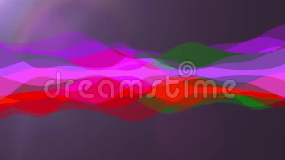 柔和的挥动抽象的彩虹色彩绘画柔和的流动动画新的质量动态艺术色彩视频的预览图