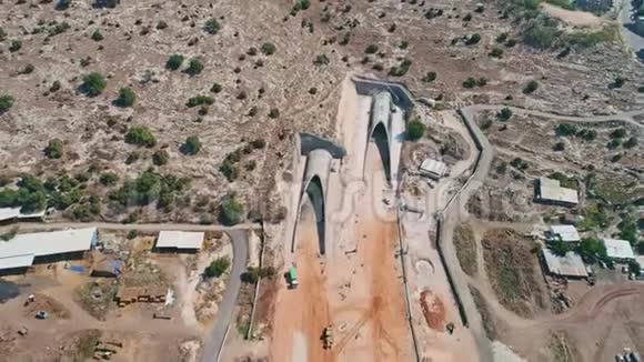 隧道及桥梁大型公路建设工程的航摄影像视频的预览图