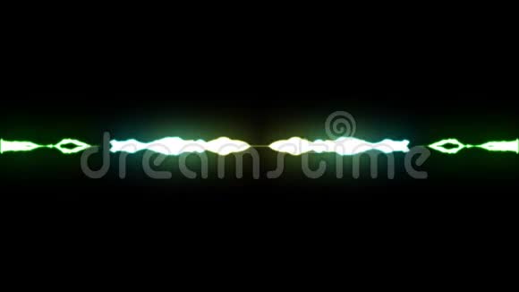 可循环动画RAINBOW闪电螺栓从中心打击黑色背景动画新质量独特的动态视频的预览图