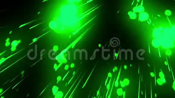 发光垂直条纹绿色视频的预览图