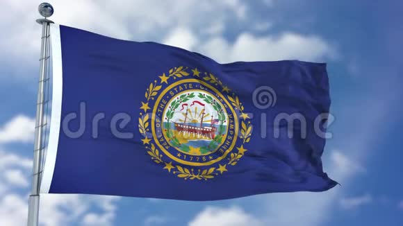 新罕布什尔州挥手旗视频的预览图