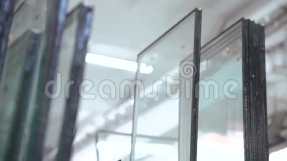 玻璃用于玻璃窗户玻璃仓库视频的预览图