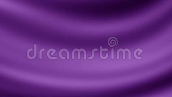 动画紫色波浪丝绸面料背景视频的预览图
