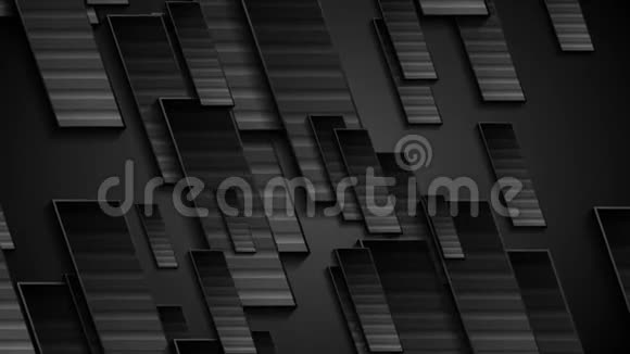 黑色技术几何视频动画视频的预览图