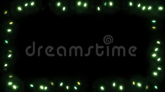水晶灯架加兰灯泡绿色视频的预览图