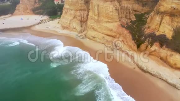 飞越葡萄牙富拉多海滩大西洋视频的预览图