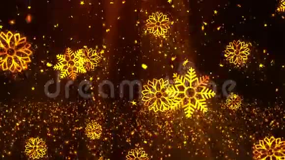 圣诞雪花闪烁3视频的预览图