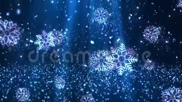 圣诞雪花闪烁2视频的预览图