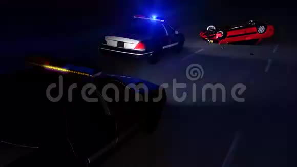 警车在事故现场视频的预览图