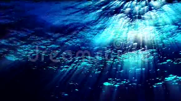 水下海浪与光线水FX0325HD视频的预览图