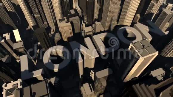 城市名称伦敦城市与建筑视频的预览图