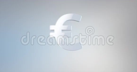 欧洲标志白色3D图标视频的预览图