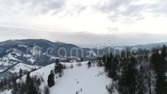 冬山小村带着无人机摄像头拍摄的视频的预览图