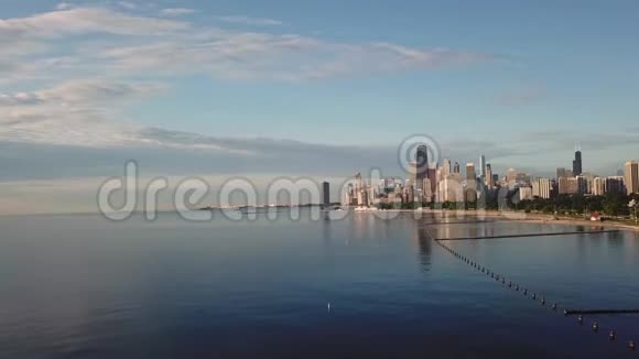 芝加哥市中心的景色视频的预览图