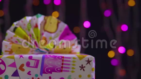 圣诞装饰礼物的录像圣诞节视频的预览图