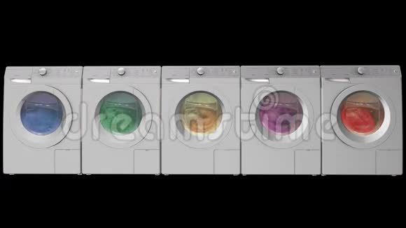 有阿尔法通道的洗衣机视频的预览图