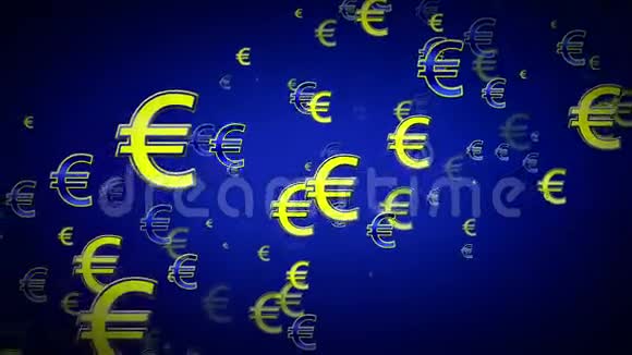 欧洲符号蓝色上升视频的预览图