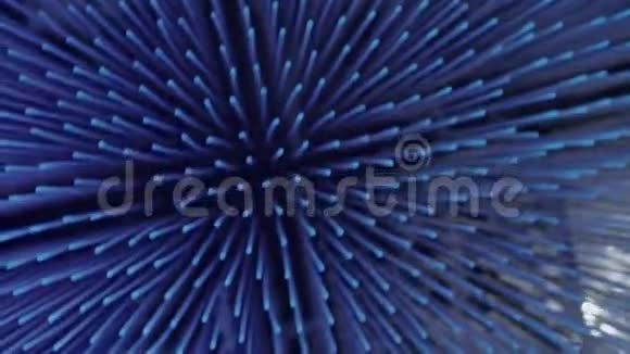 蓝色抽象粒子视频的预览图