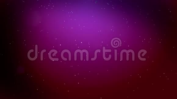 装饰3d雪花在空气中缓慢运动在夜间在紫色背景上飞行作为圣诞动画使用新年视频的预览图