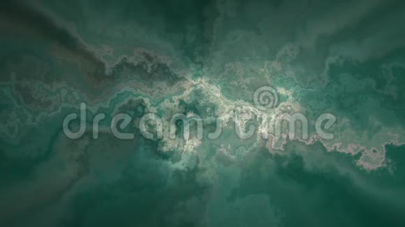 自然美丽的大理石湍流图案绿色纹理动画背景新的独特品质多彩欢乐视频的预览图