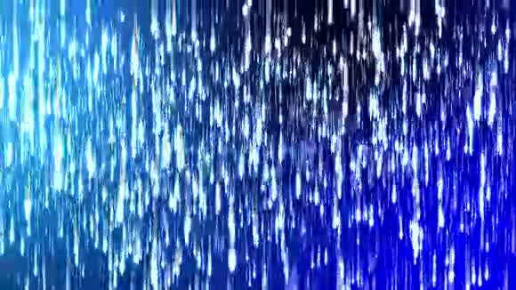 抽象蓝色科幻雨视频的预览图