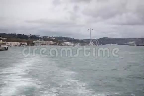伊斯坦布尔博斯普鲁斯海时间推移视频的预览图