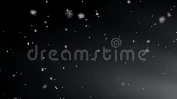 雪花雪花雪花的渲染雪花的飘落视频的预览图