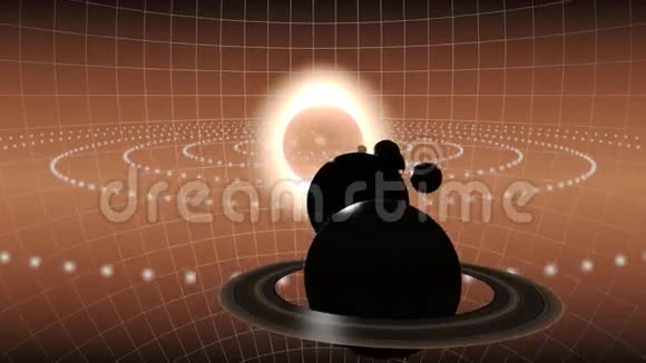 太阳系行星的动画视频的预览图
