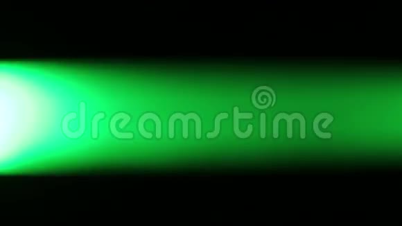夜间水平移动绿色LED灯视频的预览图