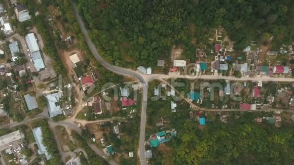 鸟瞰村庄视频的预览图