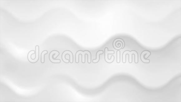 灰色抽象平滑的液体波浪视频动画视频的预览图
