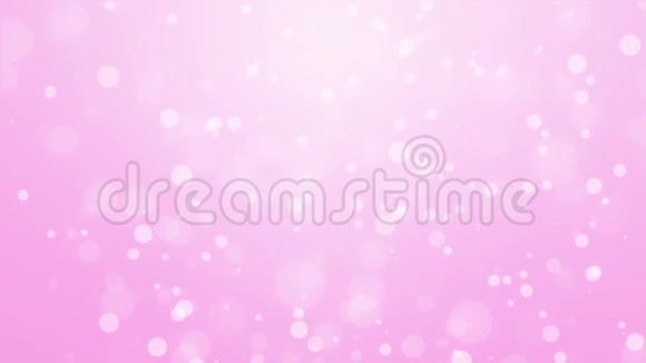 美丽的浅粉色粒子背景视频的预览图
